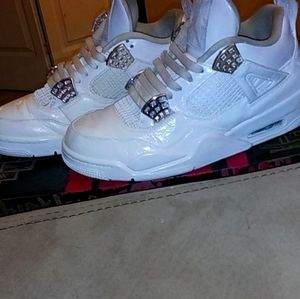"Custom" Mens Jordans Pure Money 4s
